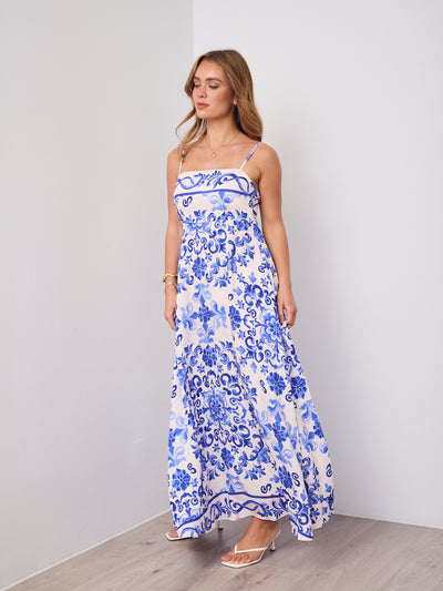 DOLCE MAXI DRESS - BLUE