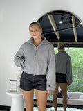 FRASER BOMBER JACKET - GREY