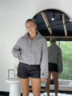 FRASER BOMBER JACKET - GREY