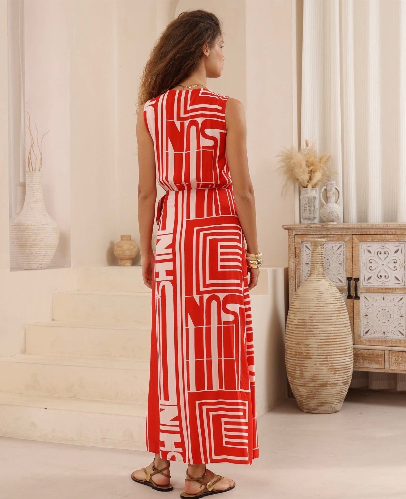 REBECCA MAXI DRESS - RED