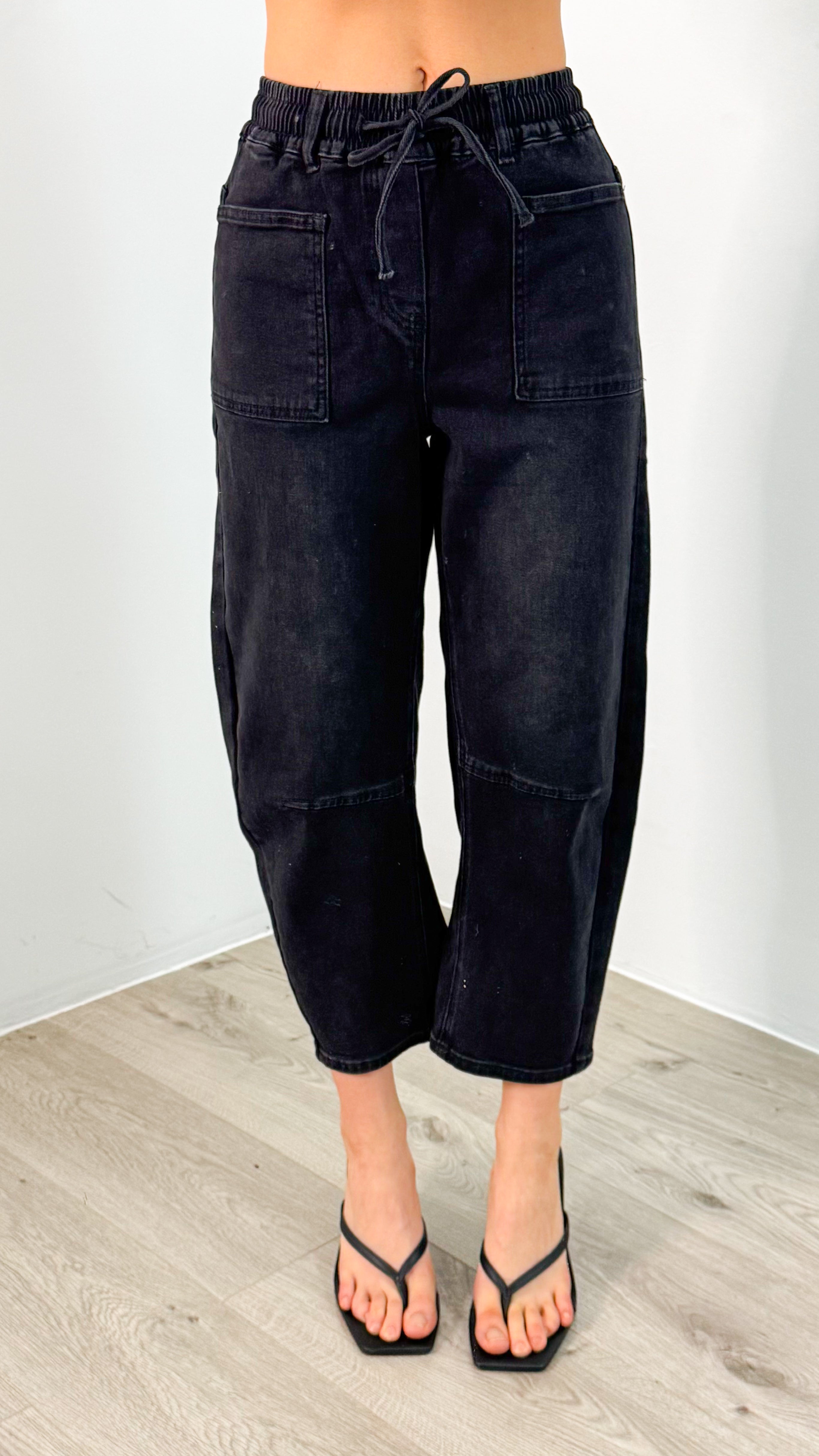 JASON JOGGERS - WASHED BLACK