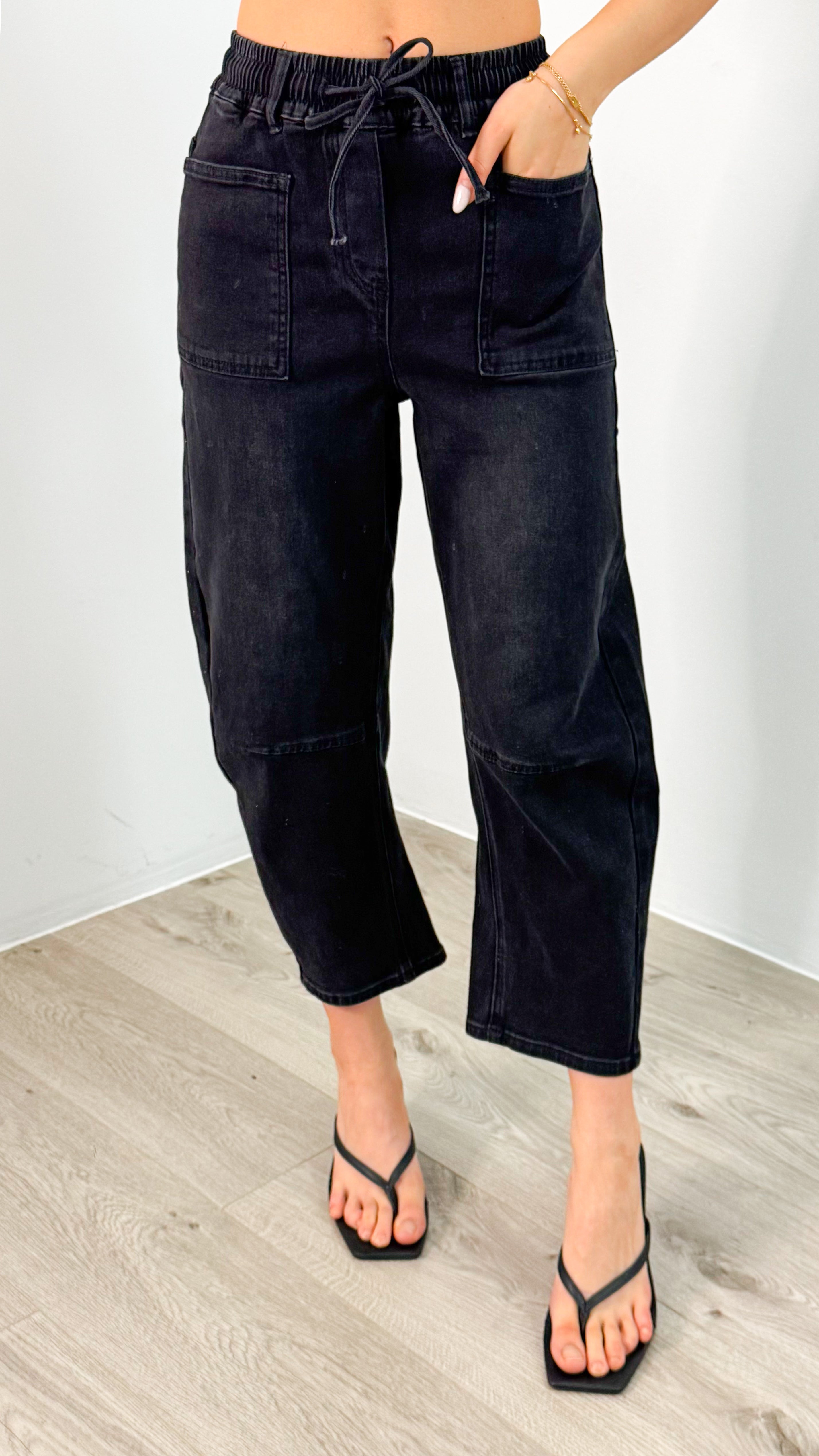 JASON JOGGERS - WASHED BLACK
