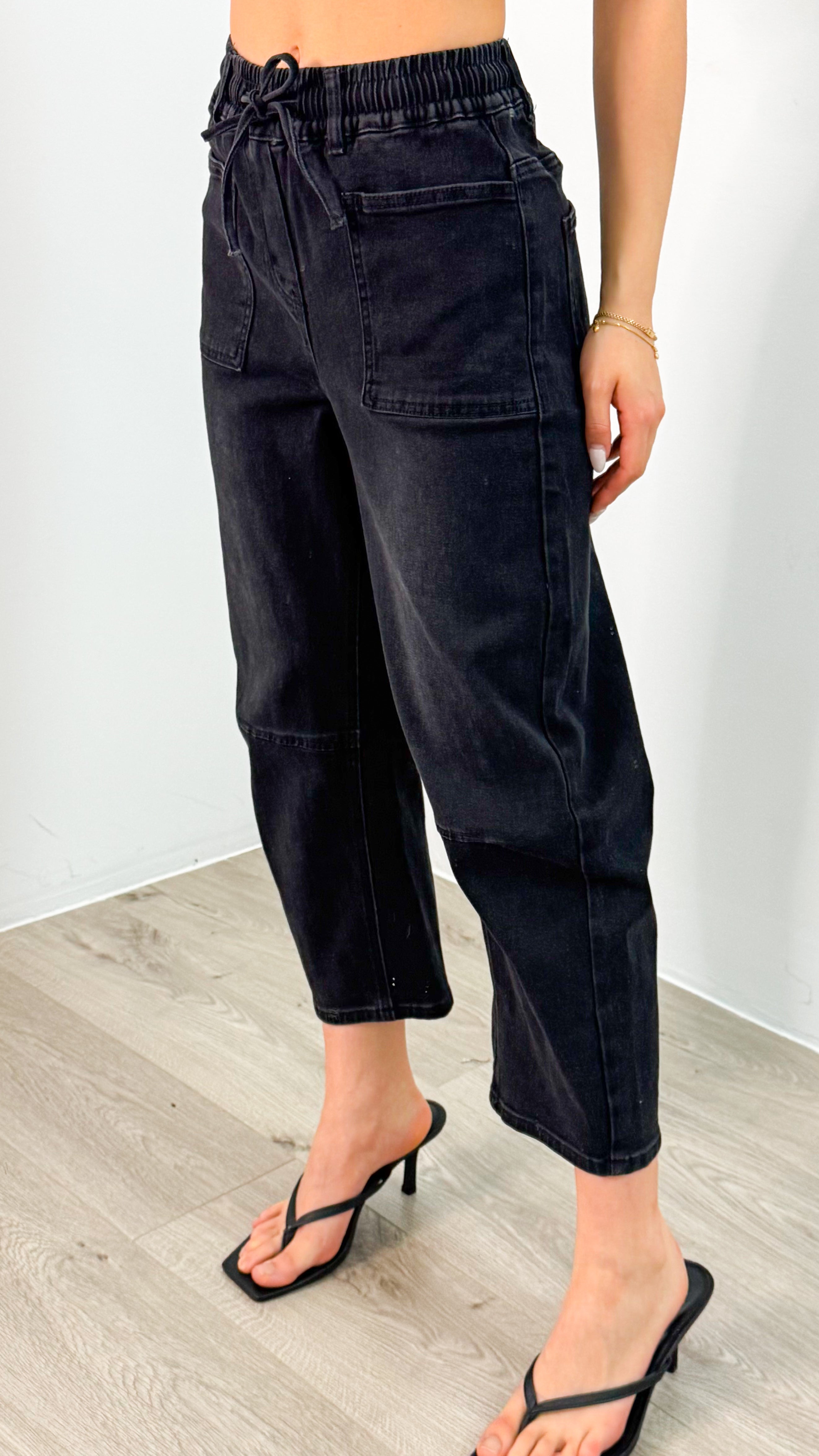 JASON JOGGERS - WASHED BLACK