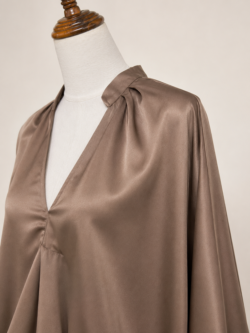 BELLA BLOUSE - COCOA