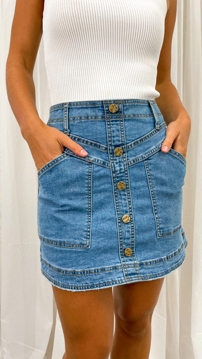 MARSHALL SKIRT - DENIM