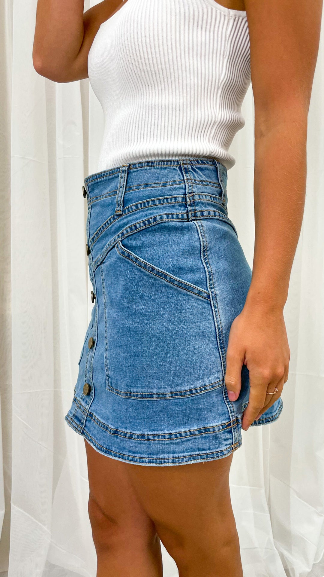 MARSHALL SKIRT - DENIM