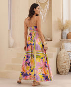 FIORE MAXI DRESS - MULTI