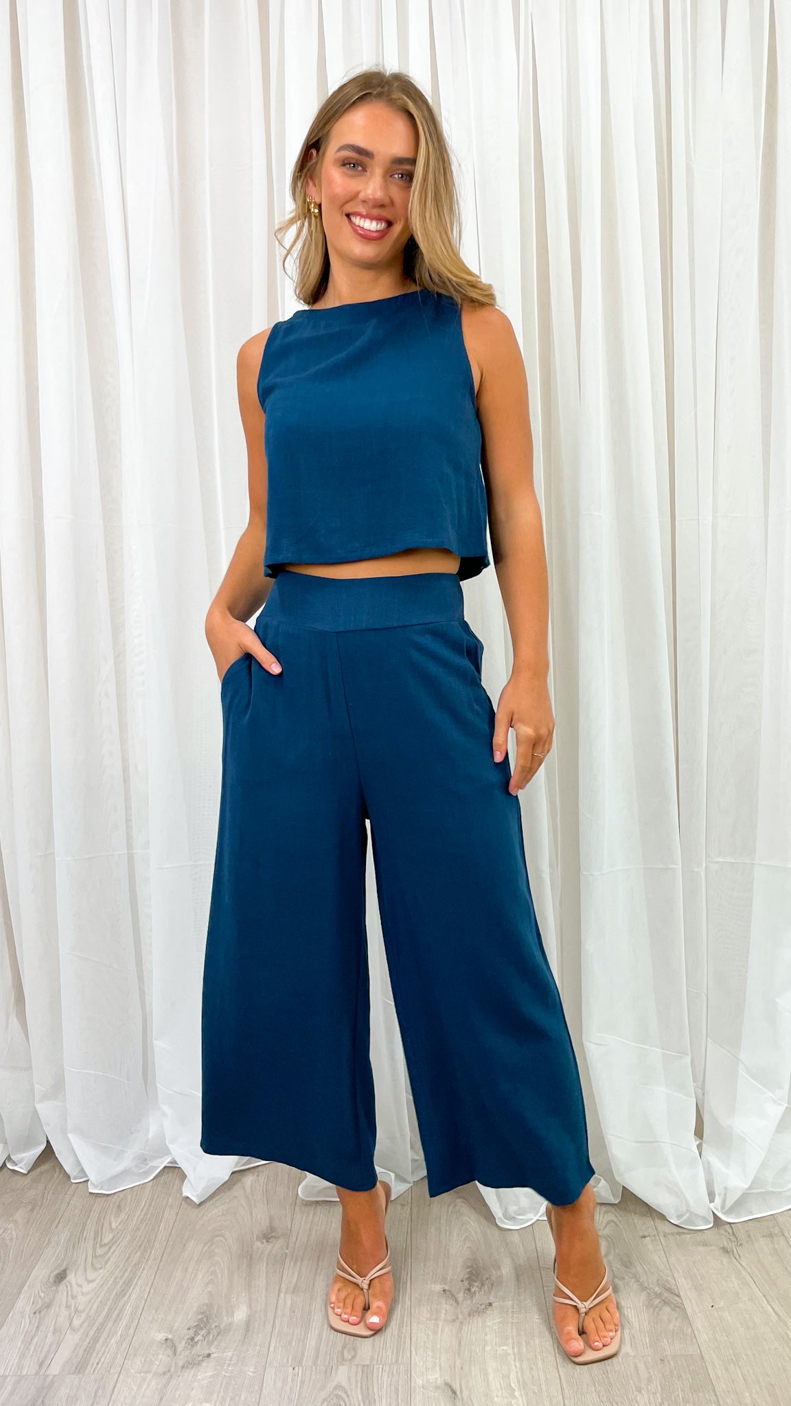 MEMPHIS TOP - NAVY