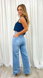 MEMPHIS TOP - NAVY