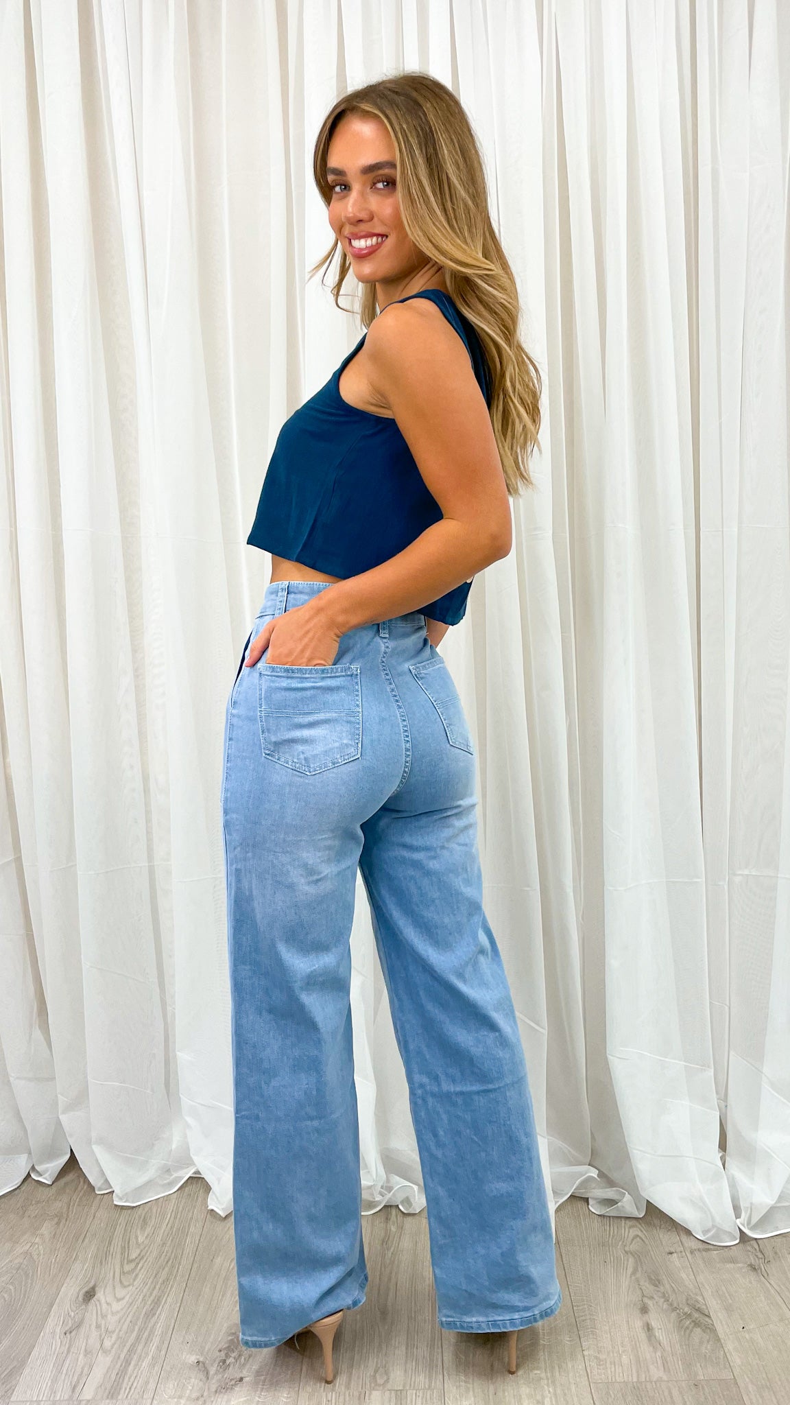 MEMPHIS TOP - NAVY