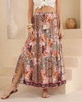 REBEL ROSE SKIRT - MULTI