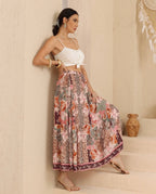 REBEL ROSE SKIRT - MULTI