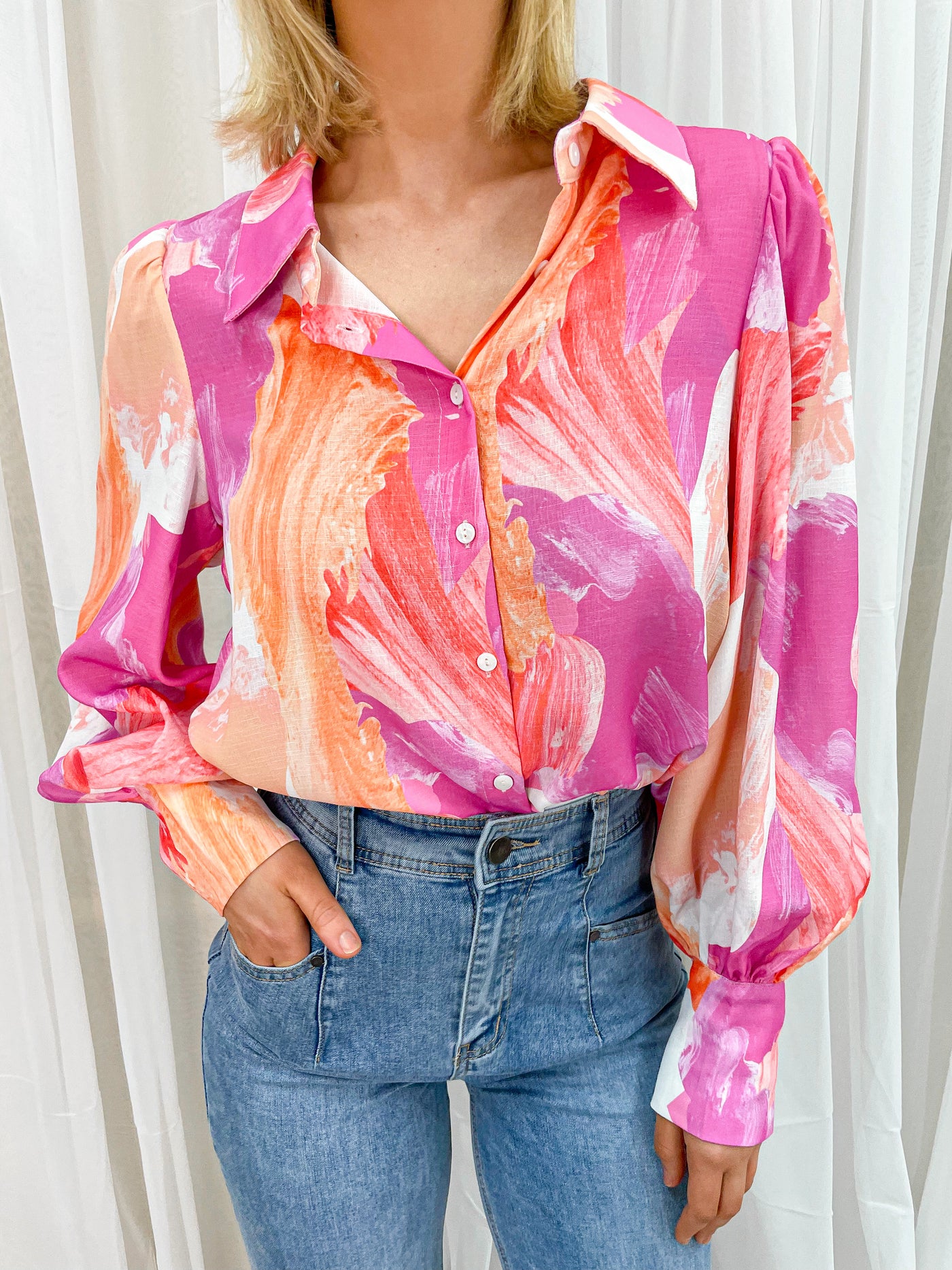 MIRABELLE BLOUSE - PINK