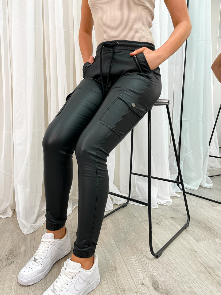 BILLY JOGGERS - WET LOOK