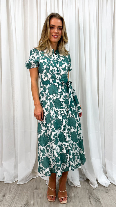 CHRISHEL DRESS - GREEN