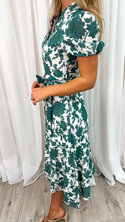 CHRISHEL DRESS - GREEN