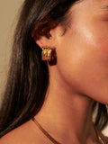 CAVA 18K GOLD PLATED EARRINGS - GOLD