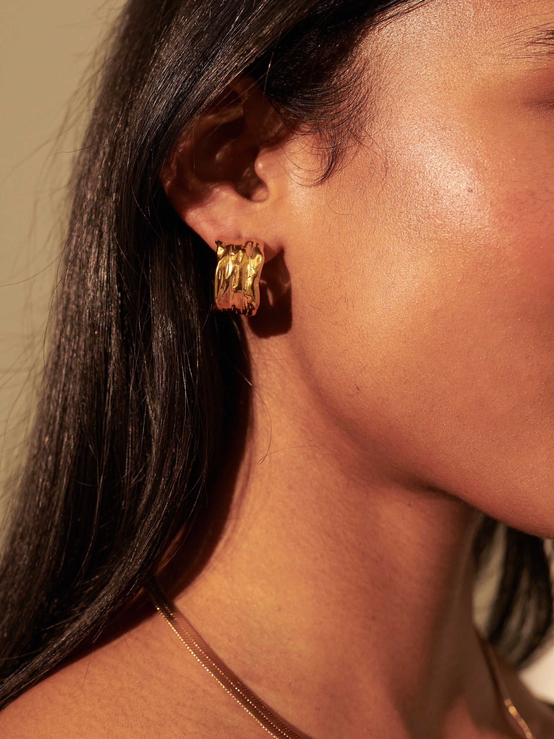 CAVA 18K GOLD PLATED EARRINGS - GOLD