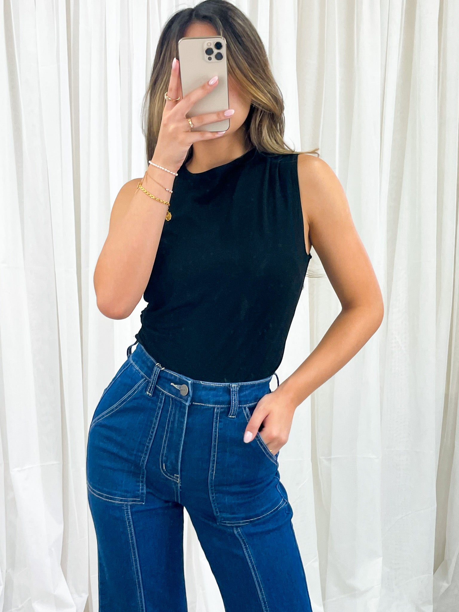 KATINA TOP - BLACK