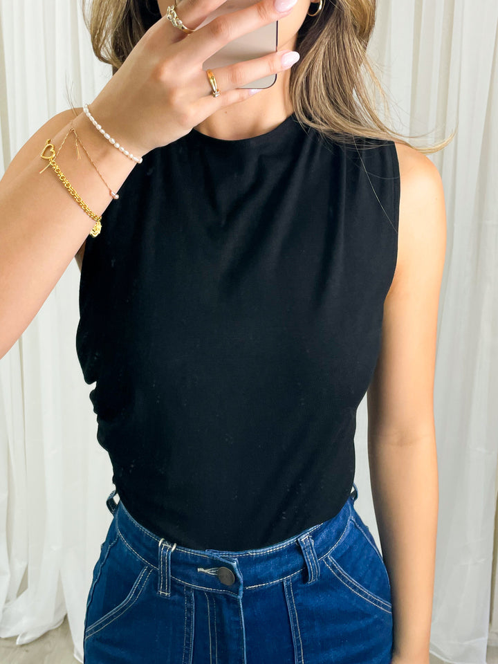 KATINA TOP - BLACK