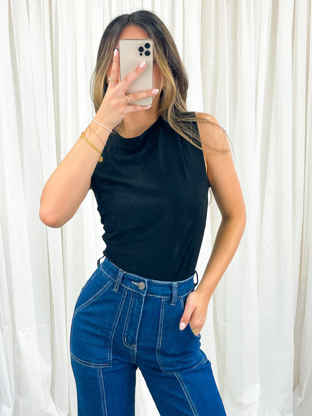 KATINA TOP - BLACK