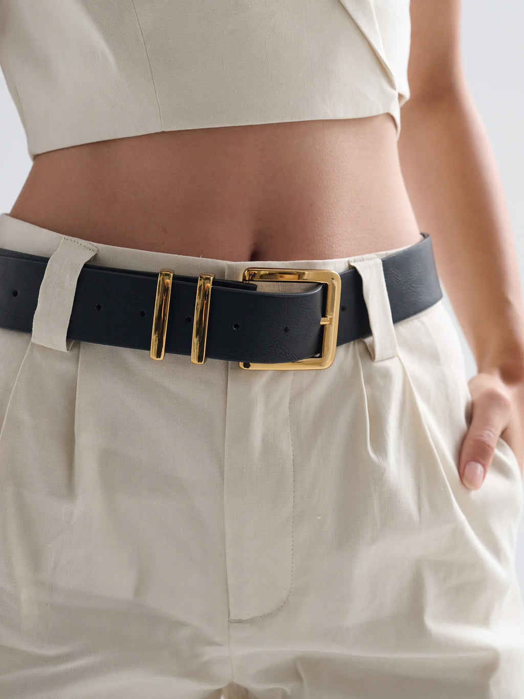 WESTERN VINTAGE BELT - BLACK