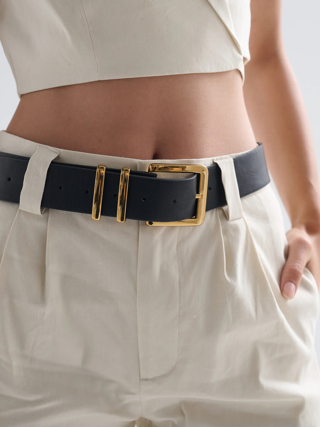 WESTERN VINTAGE BELT - BLACK