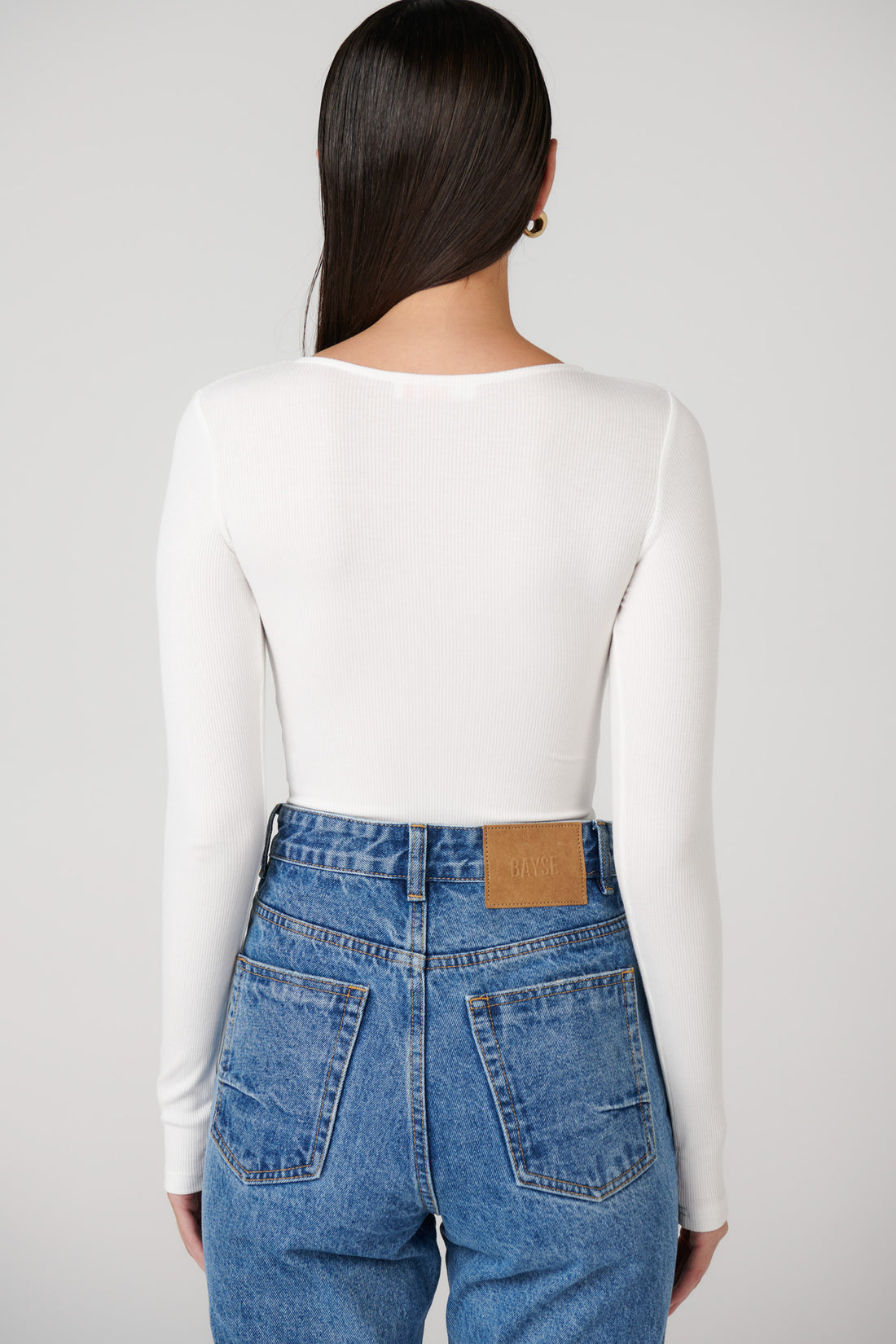 'BAYSE’ ATHERTON BODYSUIT - WHITE