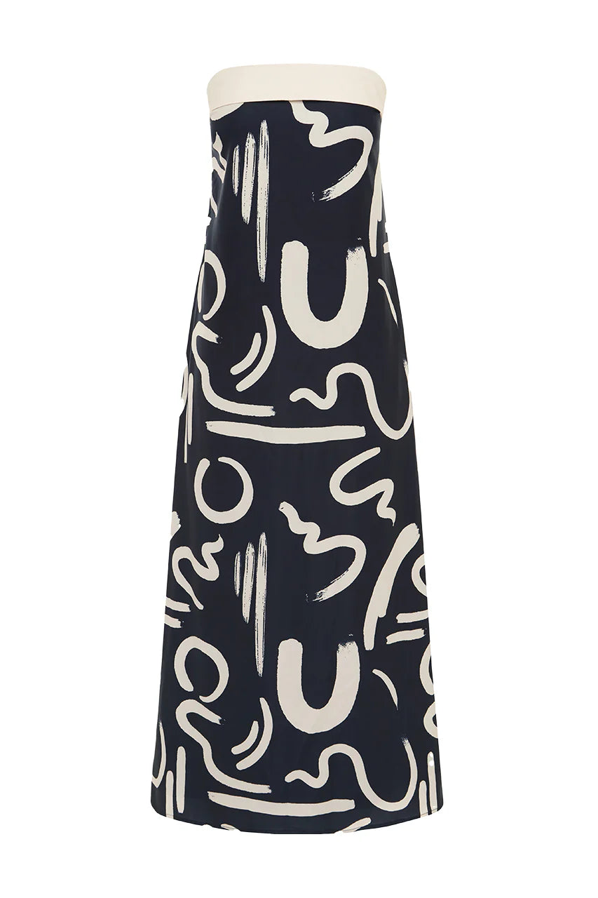 ALBA MAXI DRESS - YORK BLACK