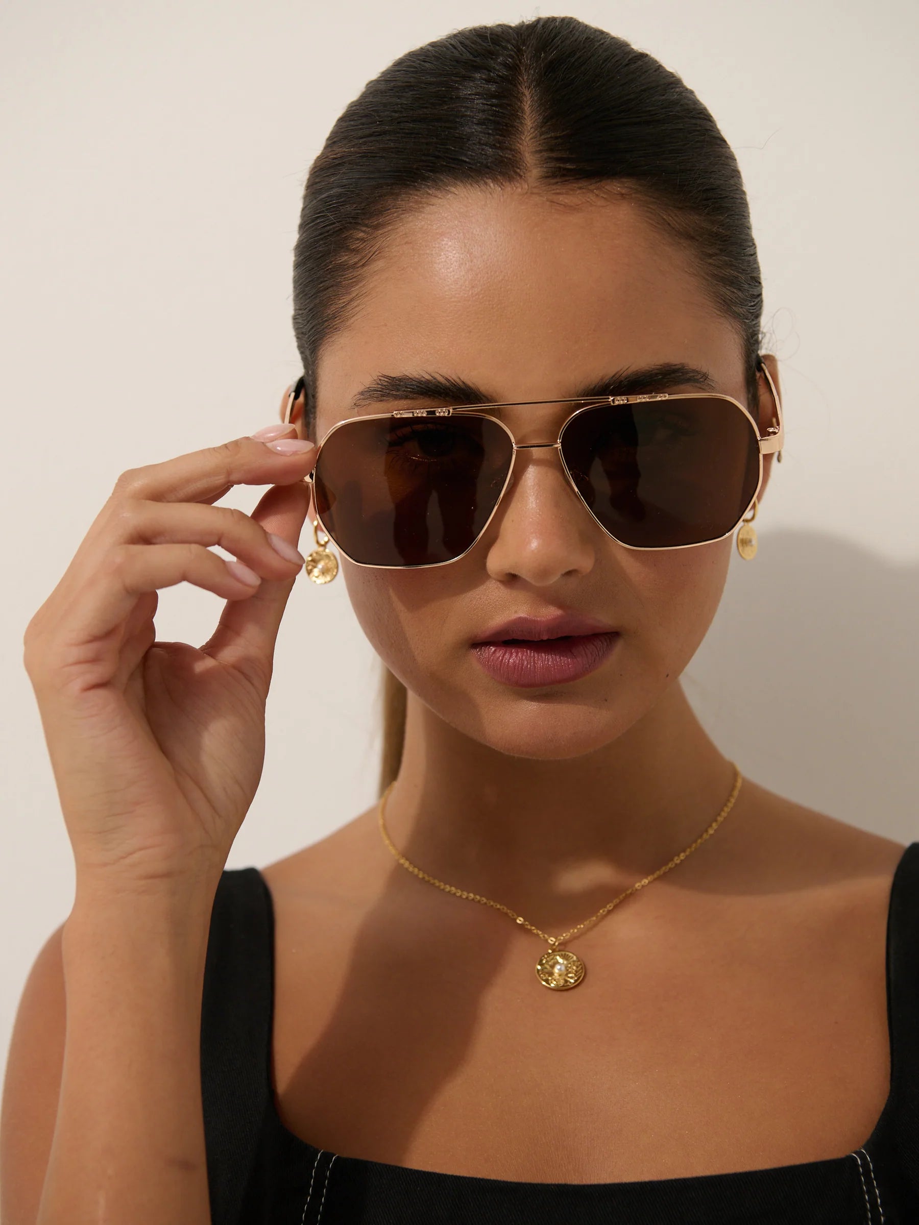 BRIE PEARL 18K GOLD NECKLACE - GOLD