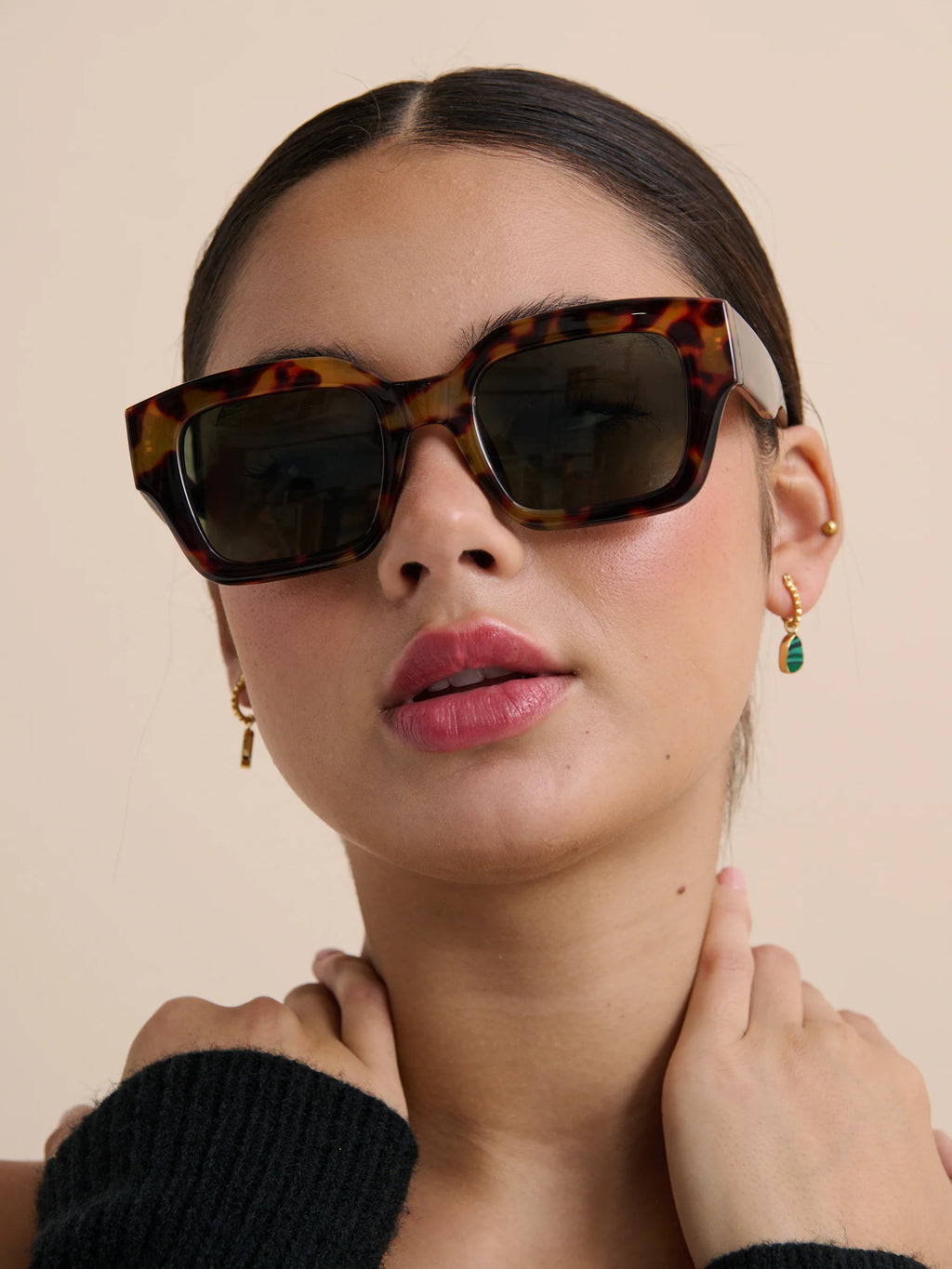 JOLLIE SUNGLASSES - TORTOISE