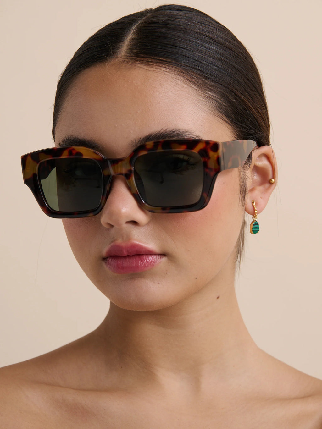 JOLLIE SUNGLASSES - TORTOISE