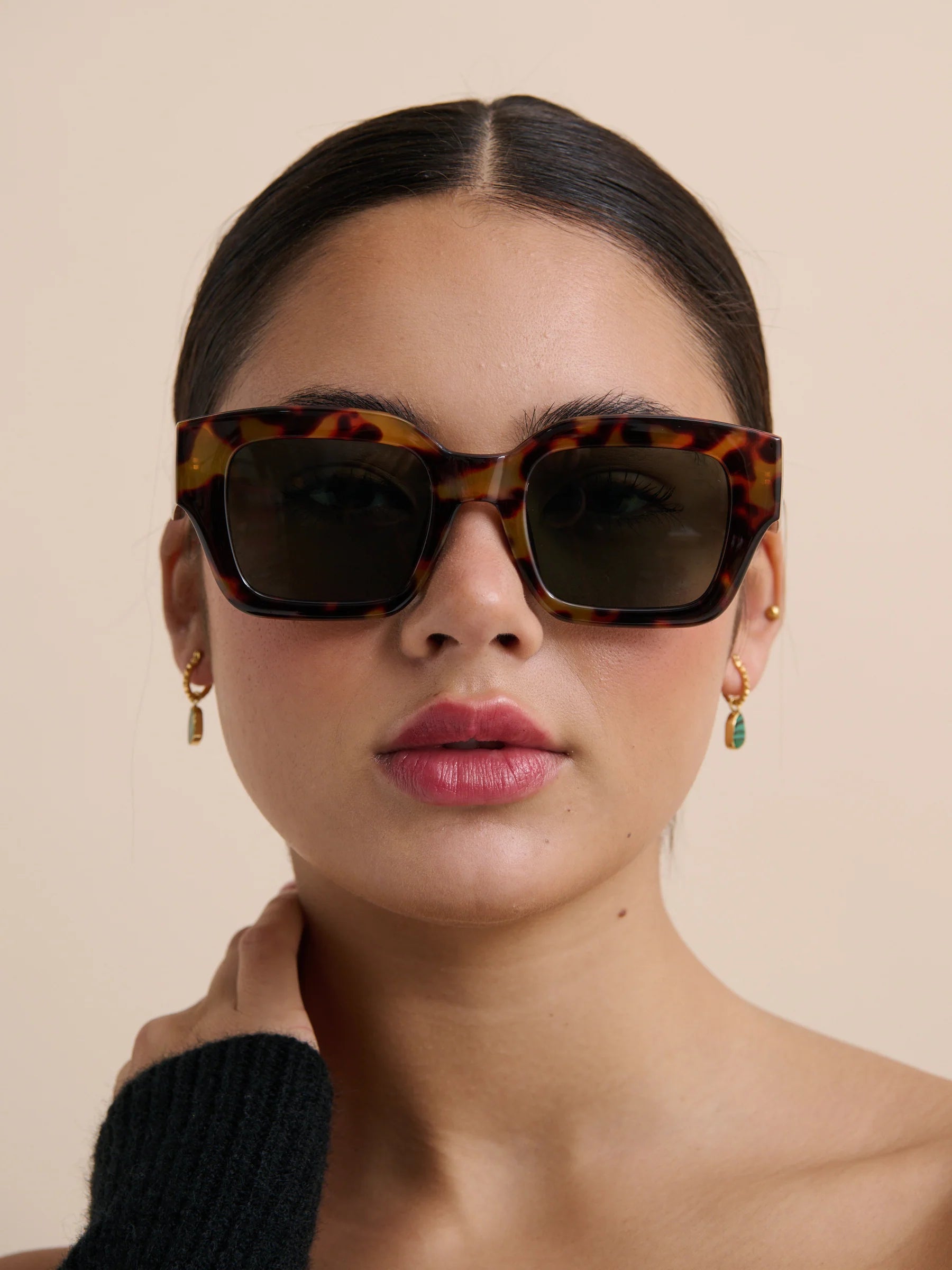 JOLLIE SUNGLASSES - TORTOISE