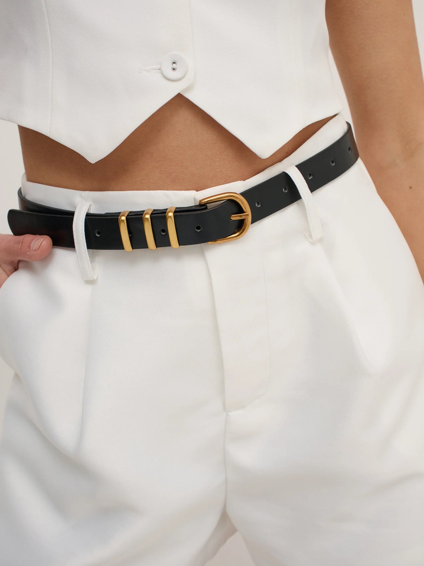 EVA BUCKLE BELT - BLACK