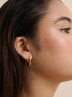 ERICA 18K GOLD PLATED EARRINGS - GOLD