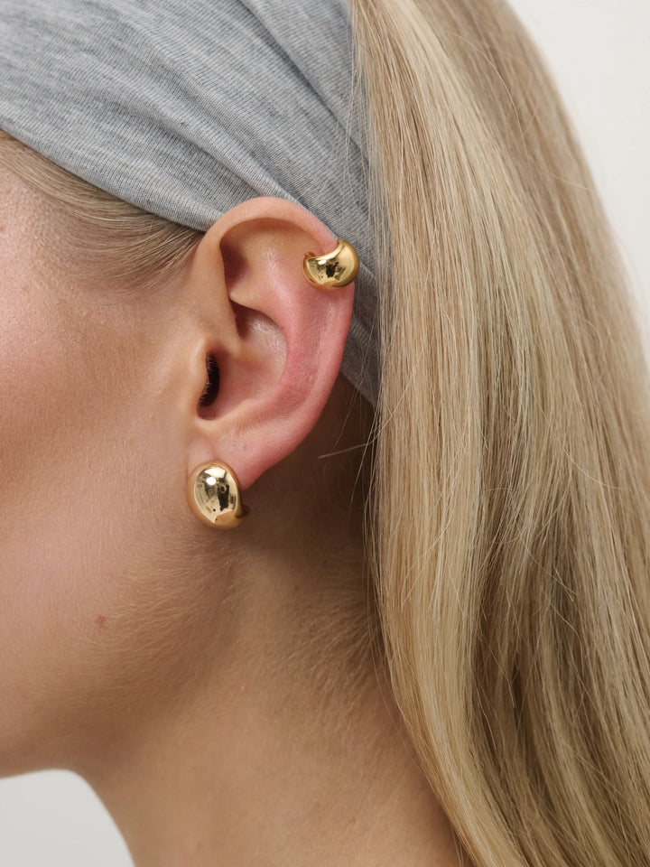 MINI DROPLET 18K GOLD PLATED EARRINGS - GOLD