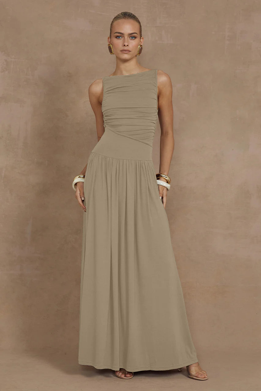 NALLA MAXI DRESS - SAND