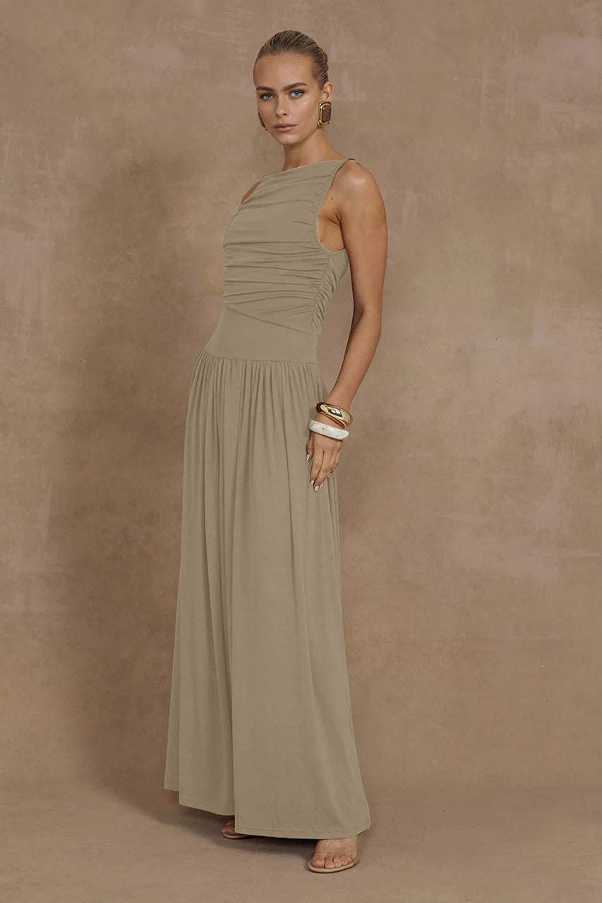 NALLA MAXI DRESS - SAND