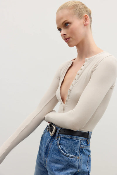 'BAYSE' LARA BODYSUIT - OATMEAL