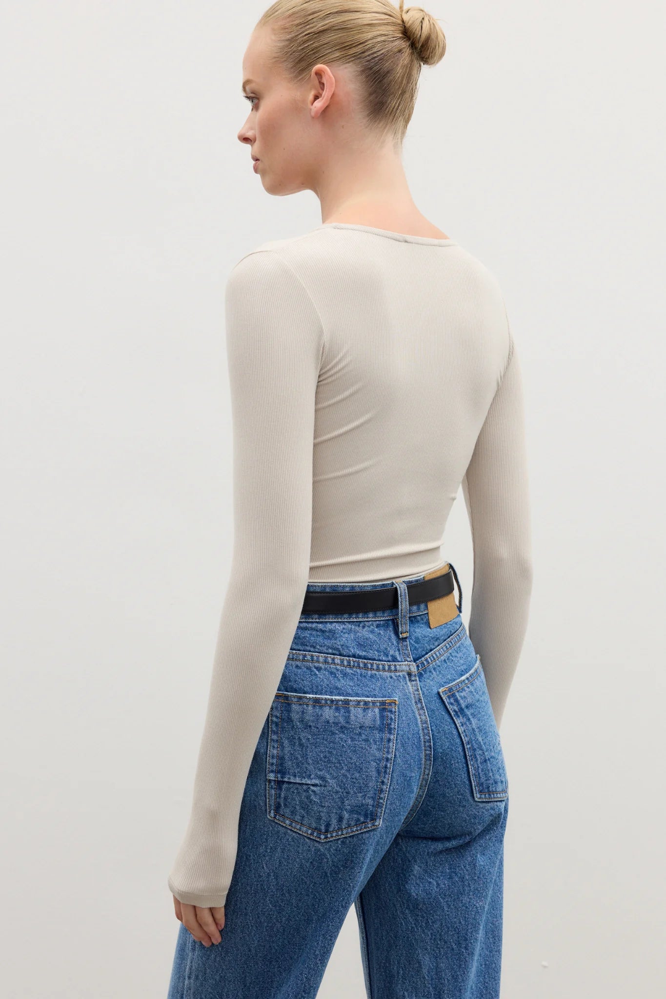 'BAYSE' LARA BODYSUIT - OATMEAL