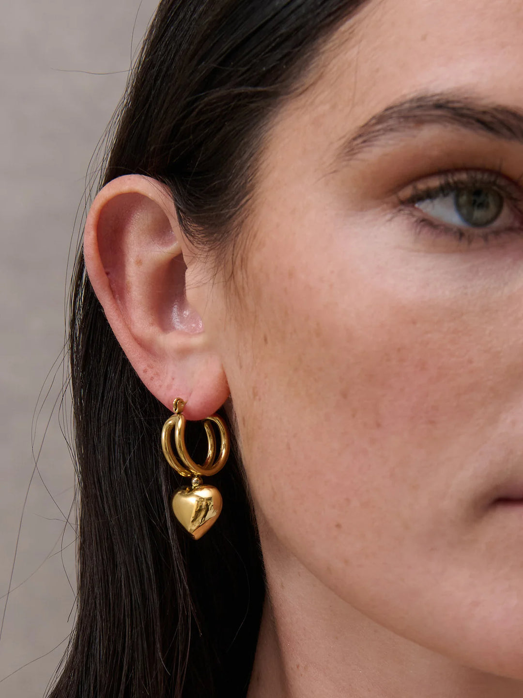 ROME 18K GOLD PLATED EARRINGS - GOLD