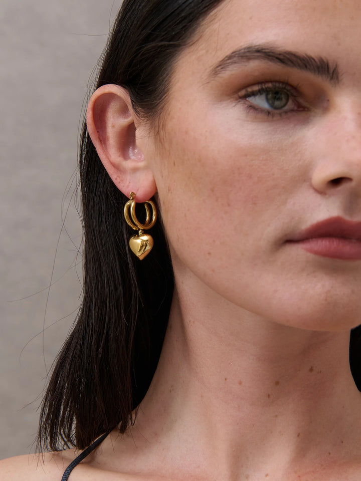 ROME 18K GOLD PLATED EARRINGS - GOLD