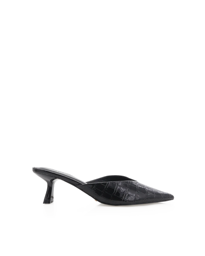 'BILLINI' ADELE PATENT CROC - BLACK