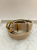 MARLENE SUEDE BUCKLE BELT - STONE