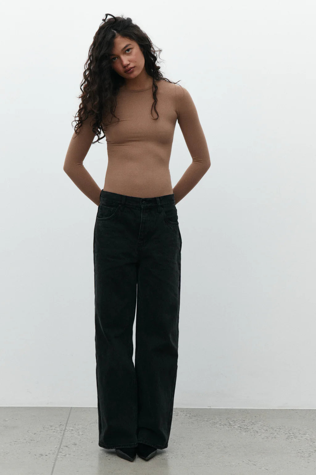 'BAYSE' ELISE BODYSUIT - MACCHIATO