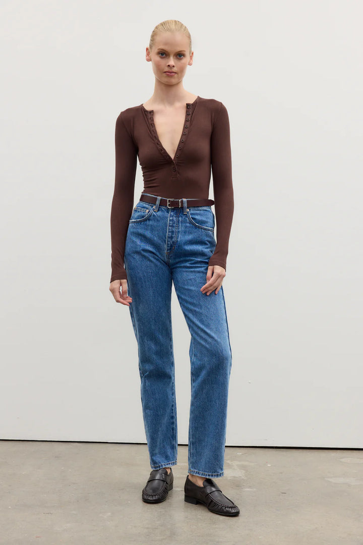 'BAYSE' LARA BODYSUIT - CHOCOLATE