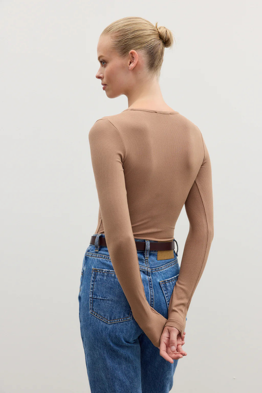 'BAYSE' LARA BODYSUIT - MACCHIATO