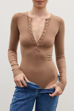 'BAYSE' LARA BODYSUIT - MACCHIATO