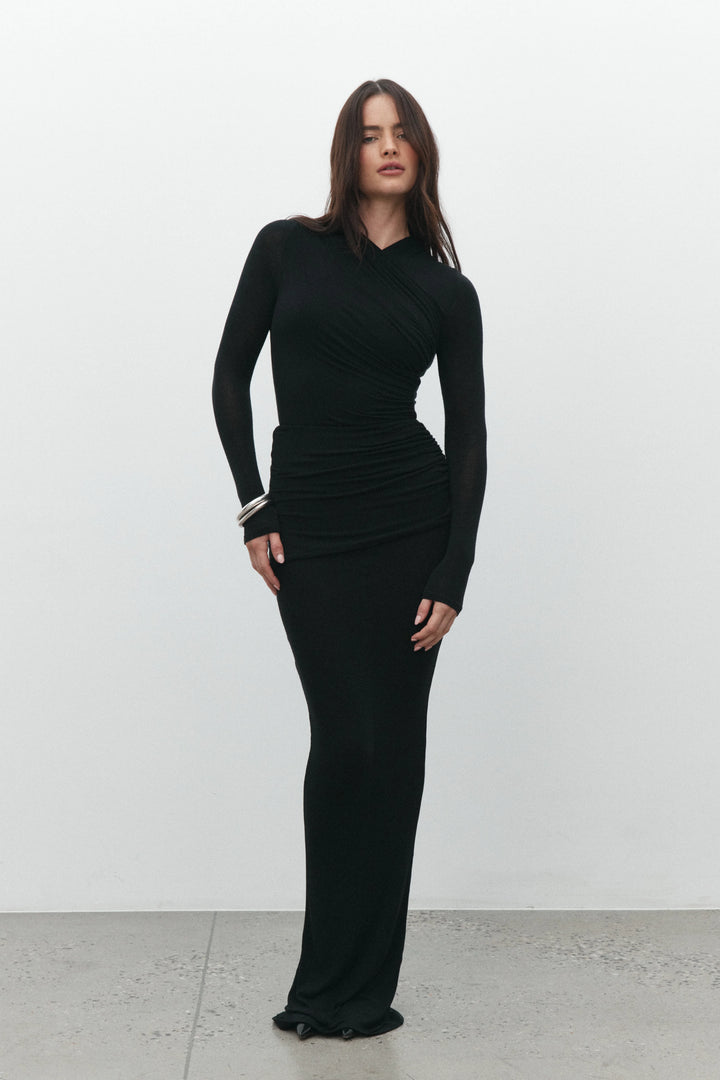 'BAYSE' AMRITA BODYSUIT- SHADOW