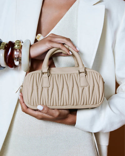 'BILLINI' TILDA HANDLE BAG - OYSTER